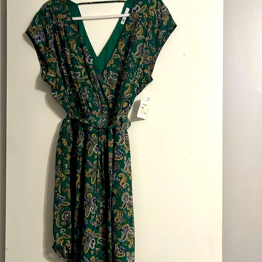 DR2 Dress, XL Green floral XL
